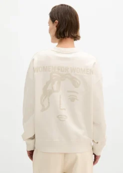 Woman's Day T-Sweatshirt loose aus reiner Bio-Baumwolle