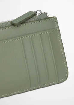 Zipper-Börse aus edlem Rindleder