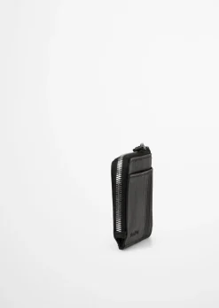 Zipper-Börse aus edlem Rindleder