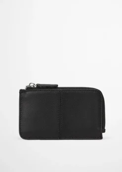 Zipper-Börse aus edlem Rindleder