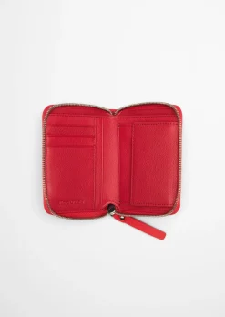 Zipper-Geldbörse medium aus hochwertigem Rindleder