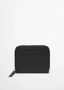 Zipper-Geldbörse medium aus hochwertigem Rindleder