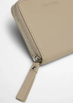 Zipper-Geldbörse medium aus hochwertigem Rindleder