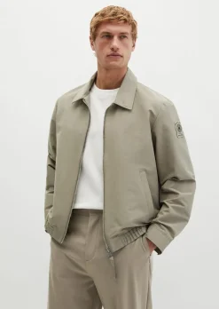Zipper-Jacke DFB Travel Collection aus wasserabweisendem Bio-Baumwoll-Canvas
