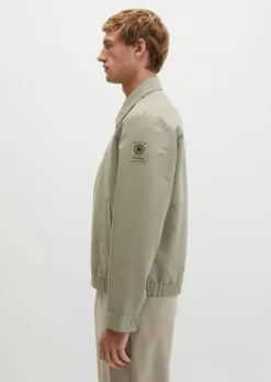 Zipper-Jacke DFB Travel Collection aus wasserabweisendem Bio-Baumwoll-Canvas
