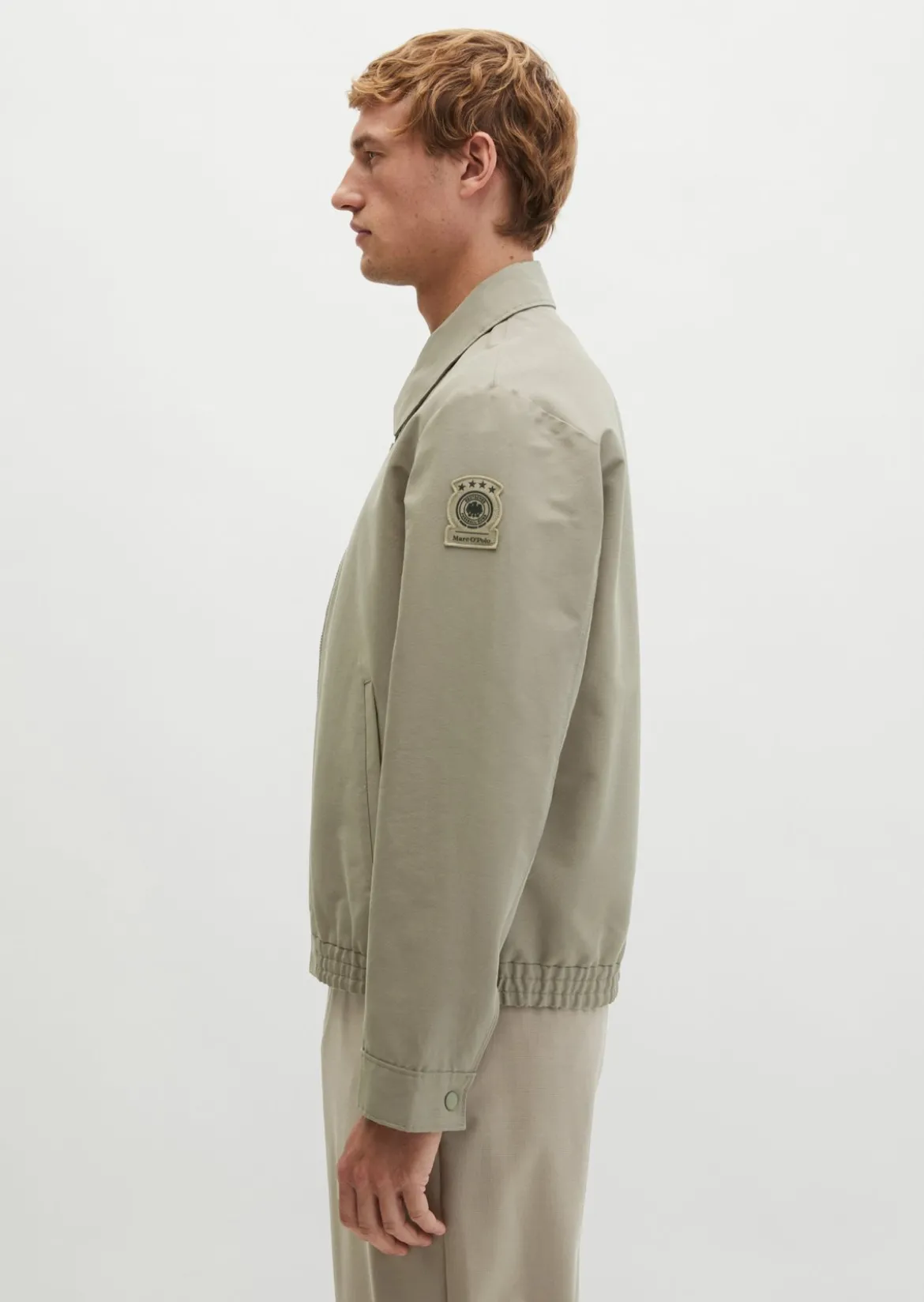 Zipper-Jacke DFB Travel Collection aus wasserabweisendem Bio-Baumwoll-Canvas