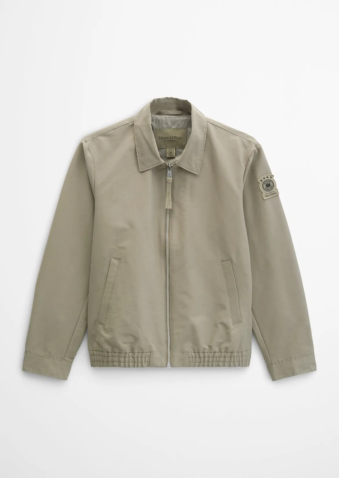 Zipper-Jacke DFB Travel Collection aus wasserabweisendem Bio-Baumwoll-Canvas