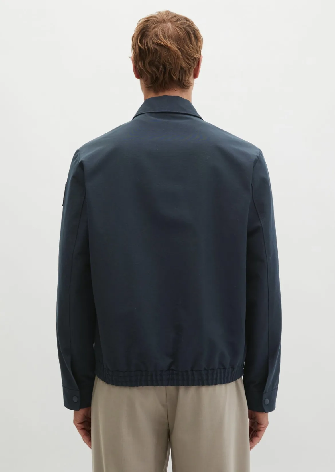 Zipper-Jacke DFB Travel Collection aus wasserabweisendem Bio-Baumwoll-Canvas