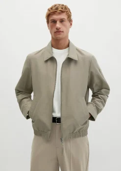 Zipper-Jacke Travel Collection aus wasserabweisendem Bio-Baumwoll-Canvas