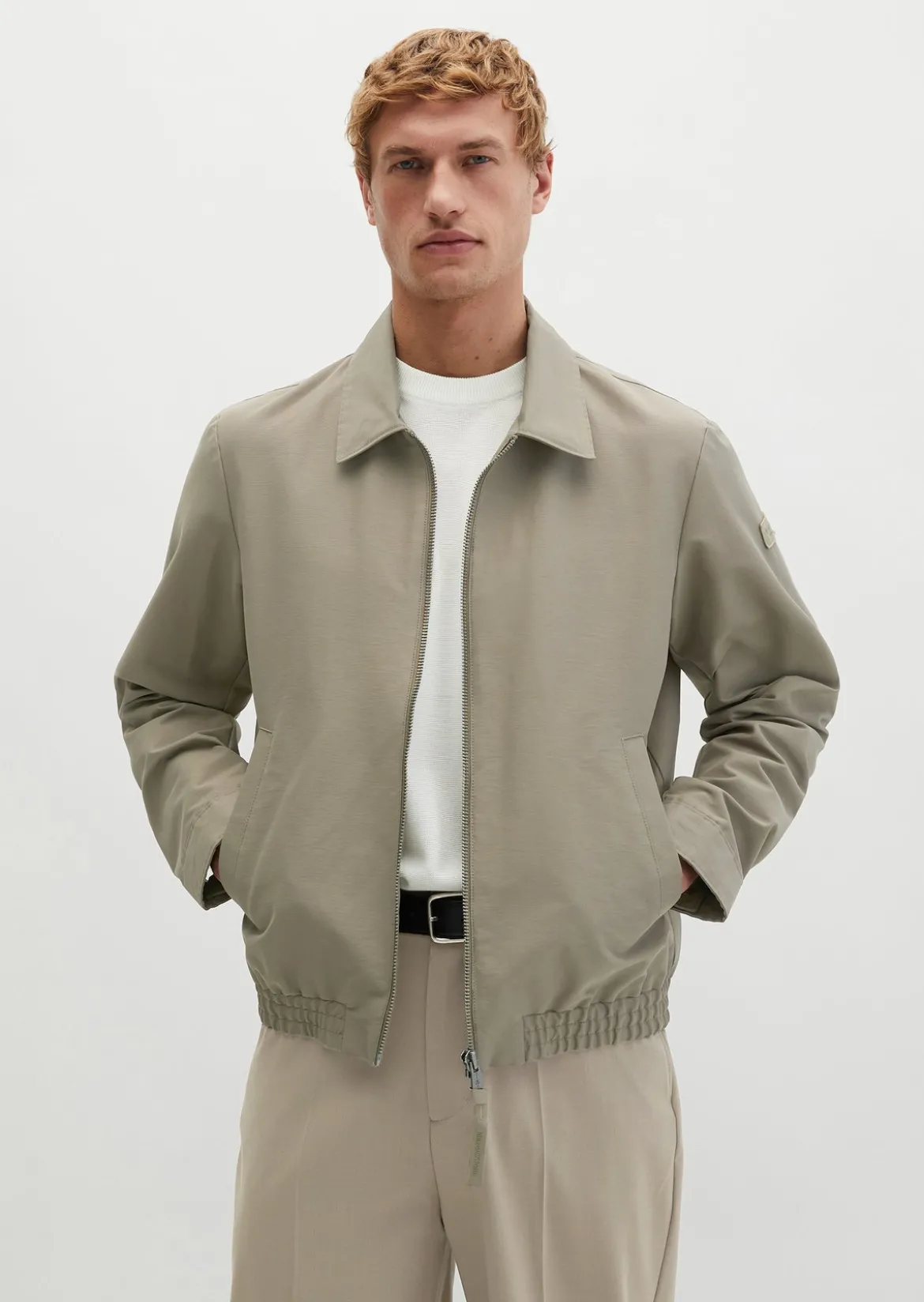 Zipper-Jacke Travel Collection aus wasserabweisendem Bio-Baumwoll-Canvas