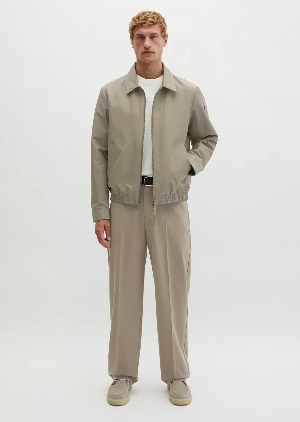 Zipper-Jacke Travel Collection aus wasserabweisendem Bio-Baumwoll-Canvas