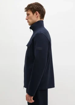 Zipper-Sweatjacke in hochwertigem Scuba-Interlock-Sweat